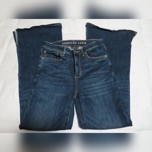 High waisted flare jeans